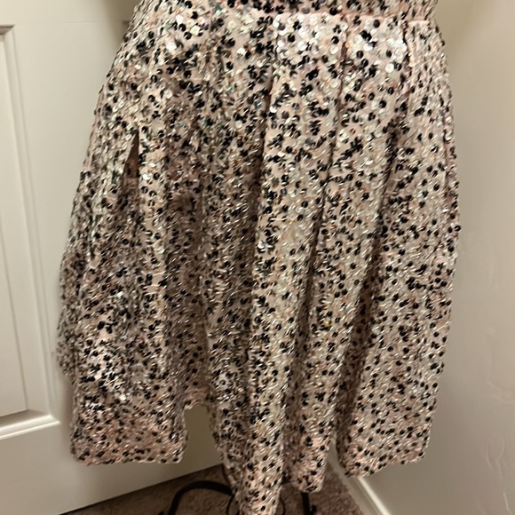 Like New Kate Spade Pink Sequin Sparkle Party Holiday Dress Pockets S 4 - Picture 3 of 10